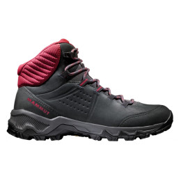 Calzado de senderismo para mujer Mammut Nova IV Mid GTX® Women negro/rojo black-blood red