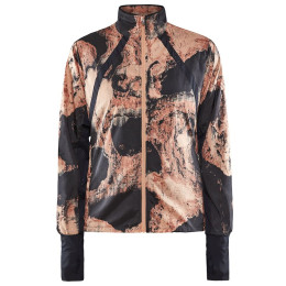 Chaqueta de mujer Craft Adv Essence Wind negro/naranja Glow-Multi