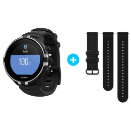 Reloj de pulsera Suunto Spartan WHR Baro+Strap negro Stealth