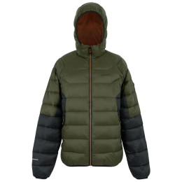 Chaqueta de hombre Regatta Hooded Dalent verde OliveNgt/Blk