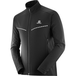 Sudadera de hombre Salomon Agile Softshell Jkt M negro Black