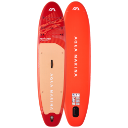Tabla de surf de pala Aqua Marina Monster rojo
