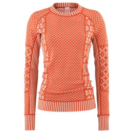 Camiseta funcional de mujer Kari Traa Smekker Ls naranja Cotta