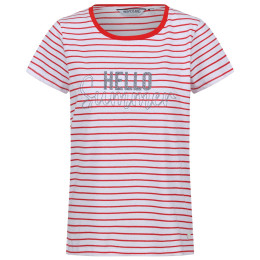 Camiseta de mujer Regatta Odalis II blanco/rojo Whi/MiaRdStr