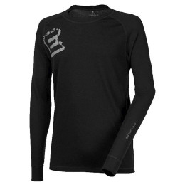 Camiseta funcional de hombre Progress DF NDR Print "E" pot negro Black