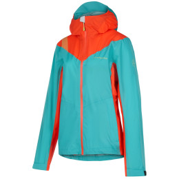 Chaqueta de mujer La Sportiva Discover Jkt W azul/rojo Lagoon/Cherry Tomato
