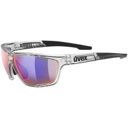 Gafas de sol Uvex Sportstyle 706 Cv-Colorvision negro/plata Clear (9999)