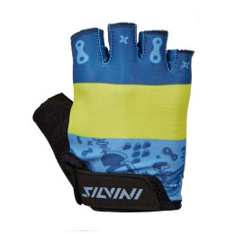 Guantes de ciclismo para niños Silvini Punta negro/azul black-blue