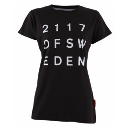 Camiseta de mujer 2117 of Sweden Apelviken černé 010 negro Black
