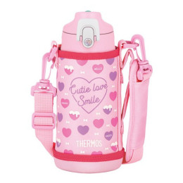Termo para niños Thermos Active 600 ml rosa růžová + vzor