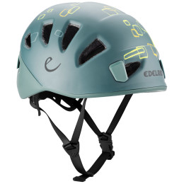 Casco de escalada para niños Edelrid Kids Shield II gris Petrol