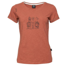 Camiseta de mujer Chillaz Gandia Alpaca Gang Winter marrón brick
