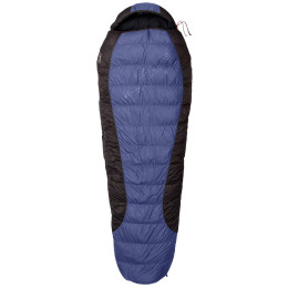 Saco de dormir de plumón Warmpeace Viking 600 210 cm wide azul shadow blue/grey/black