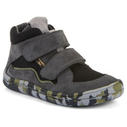 Zapatos barefoot para niños para todo el año Froddo Barefoot Tex Fun Autumn Grey/Black gris/negro grey/black