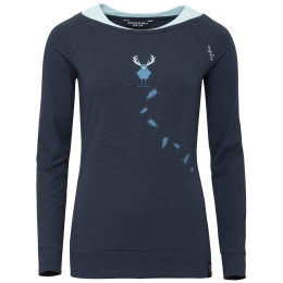 Camiseta de mujer Chillaz Serles Hirschkrah azul oscuro Darkblue