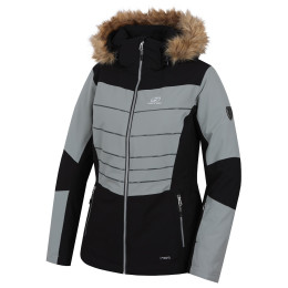 Chaqueta de esquí para mujer Hannah Bertie negro/gris anthracite/frost gray