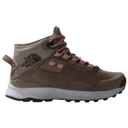 Calzado de mujer The North Face W Cragstone Leather Mid Wp marrón BIPARTISAN BROWN/MELDGREY