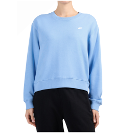Sudadera de mujer 4F Sweatshirt F2672 azul Denim