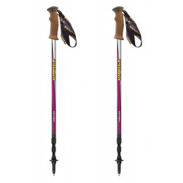 Bastones de senderismo Vipole Trekker Cork rosa Violet