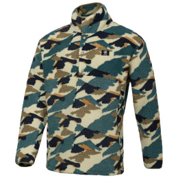 Sudadera de hombre Dare 2b Mens Print Fleece beige/azul MedMntPrnt