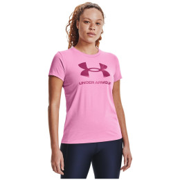 Camiseta de mujer Under Armour Live Sportstyle Graphic SSC 2021 rosa PlanetPink//MeteorPink