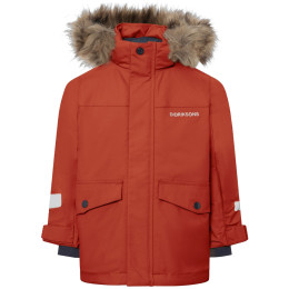 Chaqueta de invierno para niños Didriksons Bjärven Kids Parka 5 Rust naranja Rust