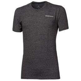 Camiseta de hombre Progress Argis negro/gris
