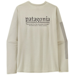 Camiseta de hombre Patagonia M's L/S Cap Cool Daily Shirt - Hut Tripper blanco Dyno White