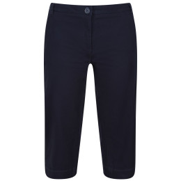 Pantalones de tres cuartos para mujer Regatta Bayla Capri azul Navy