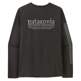 Camiseta de hombre Patagonia M's L/S Cap Cool Daily Shirt - Hut Tripper negro Black
