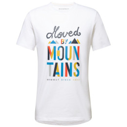 Camiseta de hombre Mammut Massone T-Shirt Men Slogan blanco white