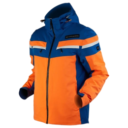 Chaqueta de hombre Trimm Fusion naranja signal orange/jeans blue/white