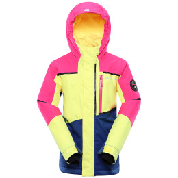 Chaqueta de invierno para niños Alpine Pro Melefo amarillo nano yellow