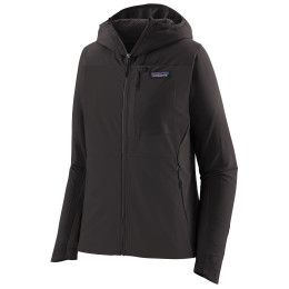 Chaqueta softshell de mujer Patagonia R1 CrossStrata Hoody negro Black