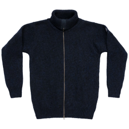 Jersey Devold Nansen Wool Cardigan azul oscuro Navy