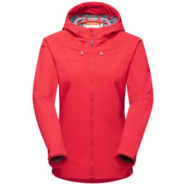 Chaqueta de mujer Mammut Sapuen SO Hooded Jacket Women rosa Sunset