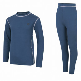 Juego funcional para niños Dare 2b Pow II Baselayer Set azul oscuro MoonLt Denim