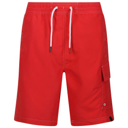 Pantalones cortos de hombre Regatta Hotham BdShort IV rojo/blanco Rococco Red