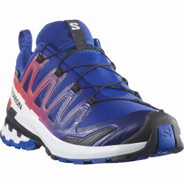 Calzado de hombre Salomon Xa Pro 3D V9 Gore-Tex Equipe azul/rojo Surf The Web / Fiery Red / White