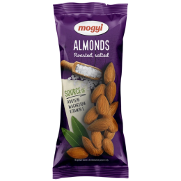 Mezcla de frutos secos Mogyi Almendras tostadas y saladas 70 g