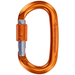 Mosquetón Climbing Technology Obx BG (brilock gate) naranja/gris Titanium/Orange/Titanium