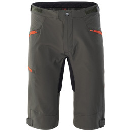 Pantalones cortos de ciclismo para hombre Radvik Xray Shorts GTS gris Forest Night/Tangarine Tango