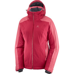 Chaqueta de mujer Salomon Brilliant Jkt W rosa RioRed/GarnetRose