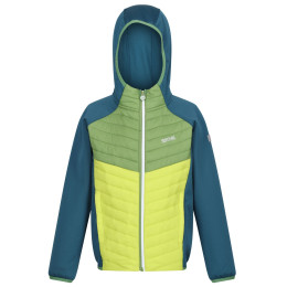 Chaqueta para niños Regatta Kielder Hybrd VIII amarillo/azul Moroccan Blue/Piquant Green