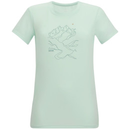 Camiseta de mujer Regatta Women's Fingal azul claro OceanMist