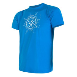 Camiseta de hombre Sensor Coolmax Fresh PT Kompas azul Blue