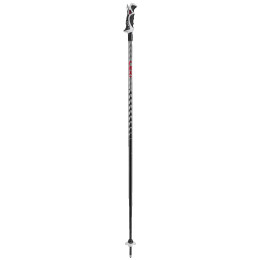 Bastones de esquí alpino Leki Hot Shot S rojo/gris eloxal black-anodized grey-bright red