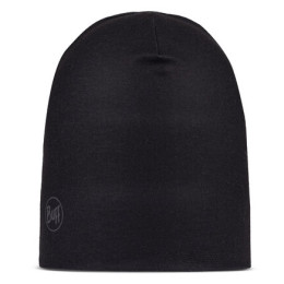 Gorro bajo casco Buff Ecostretch Beanie negro Solid Black