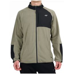 Sudadera de hombre 4F Fleece M480 khaki/negro Khaki