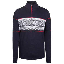 Jersey de hombre Dale of Norway Moritz Masc Basic Sweater azul/blanco Navy White Raspberry